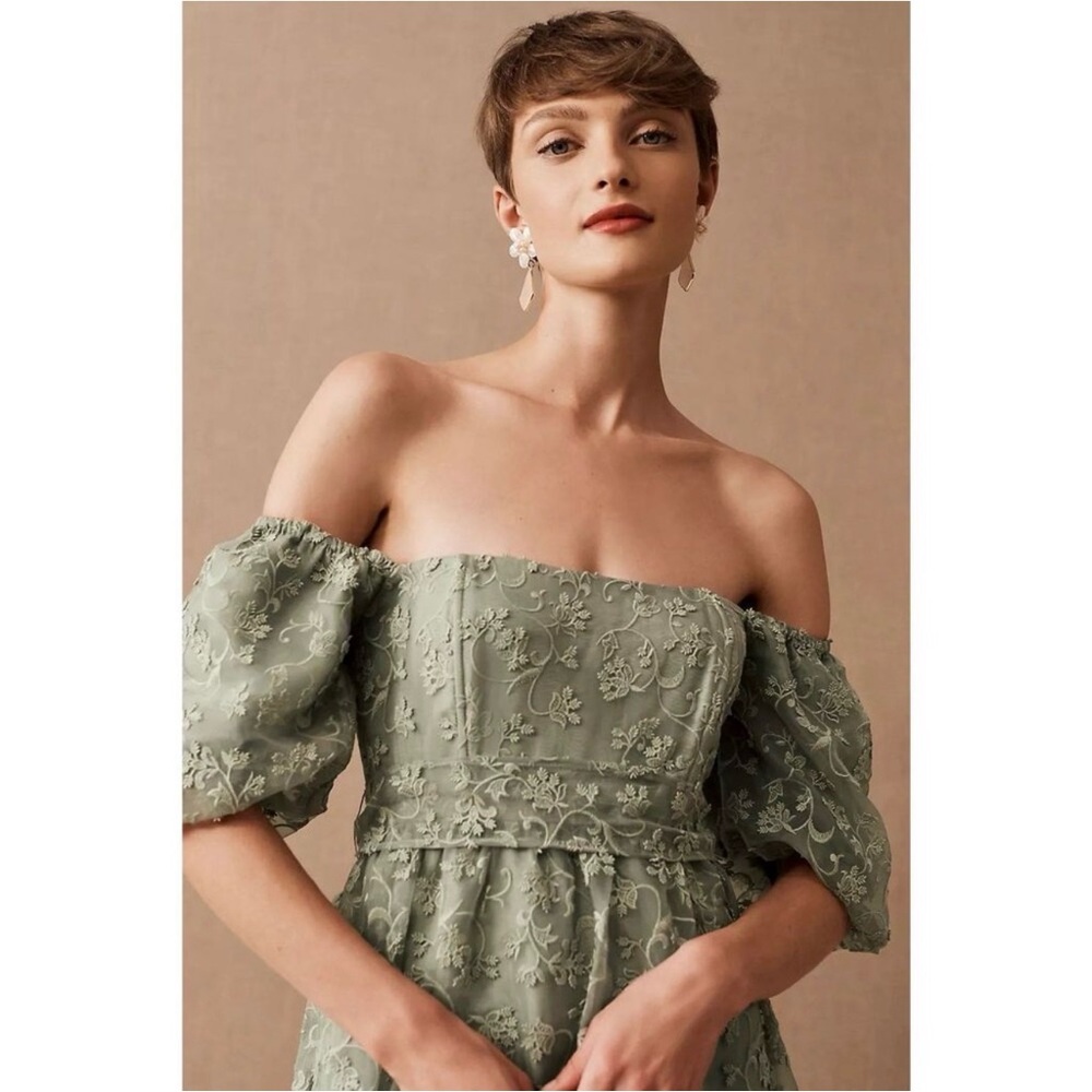 NEW Beatrice Organza Maxi Dress by BHLDN Anthropologie